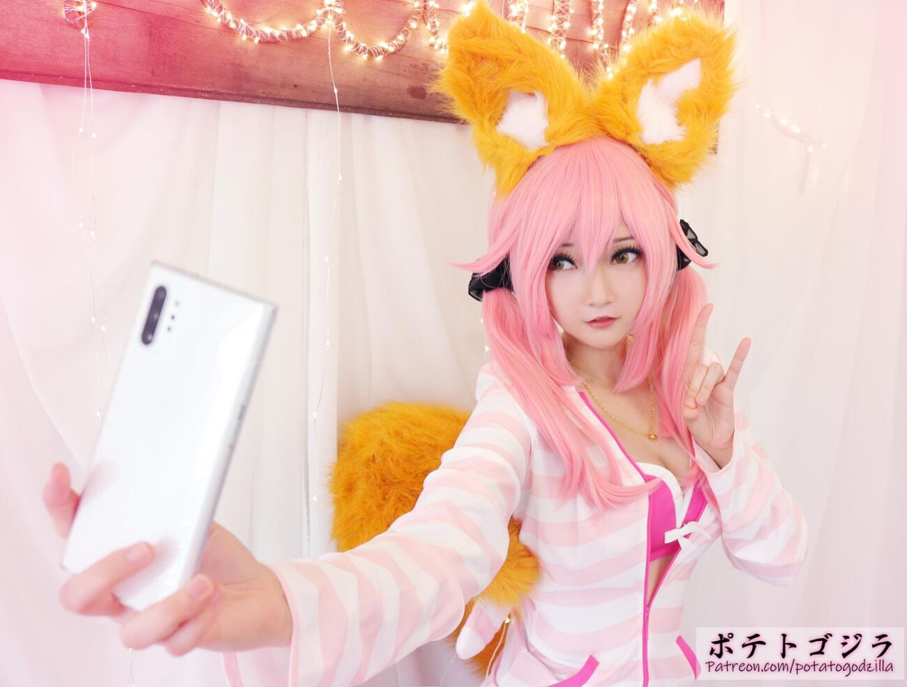 Potato Godzilla  – Tamamo School Uniform[45P]-Cosplay论坛-在线美图-集图萌
