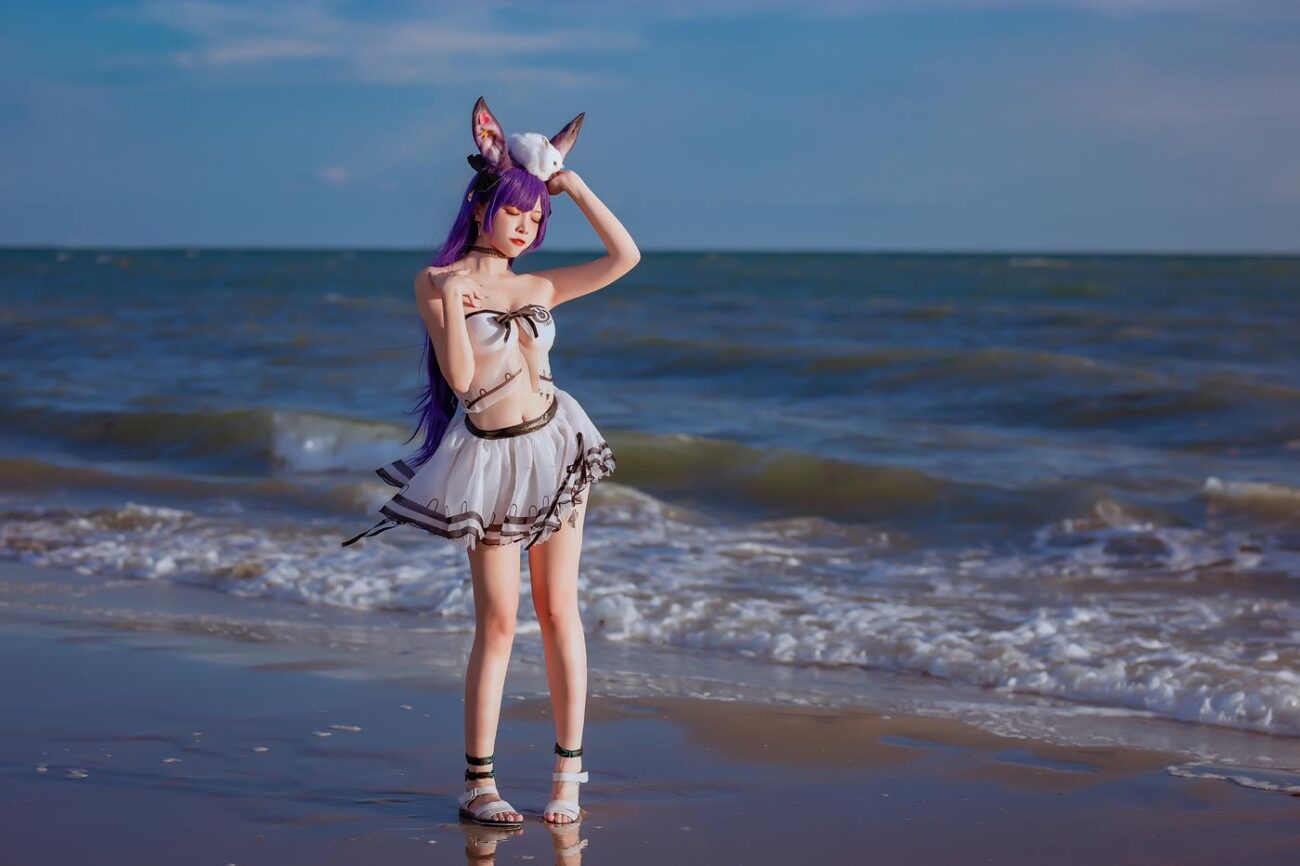 二佐Nisa  – 泰拉夏日纪事 方舟暗索泳装[29P]-Cosplay论坛-在线美图-集图萌