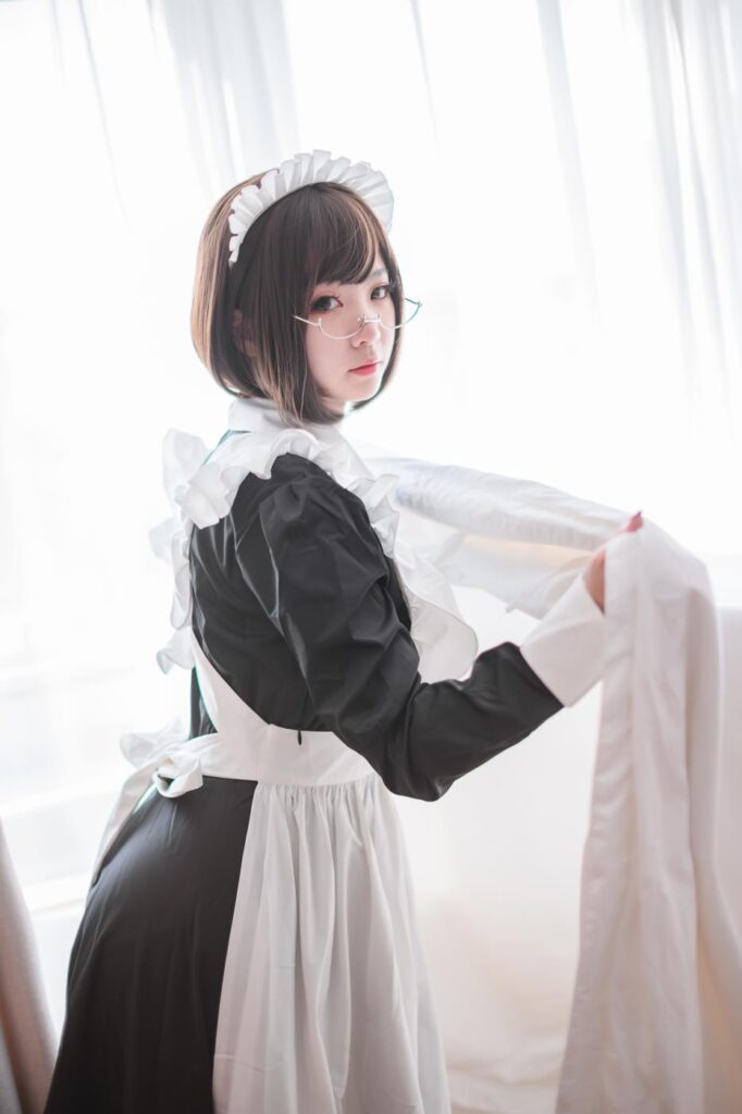 萌妹是青水 – 女仆[19P]-Cosplay论坛-在线美图-集图萌