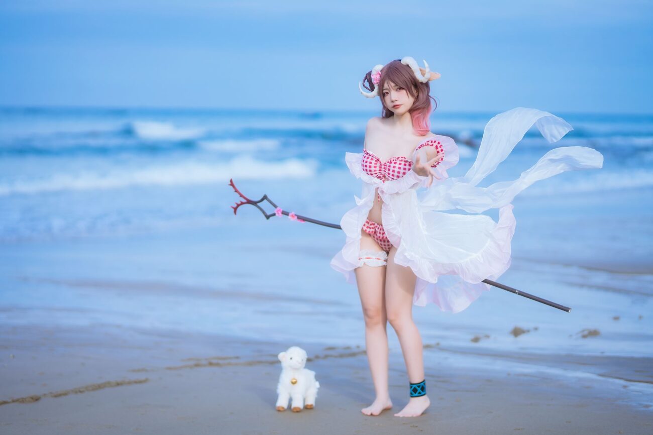 二佐Nisa – 泰拉夏日纪事 艾雅法拉泳装[34P]-Cosplay论坛-在线美图-集图萌