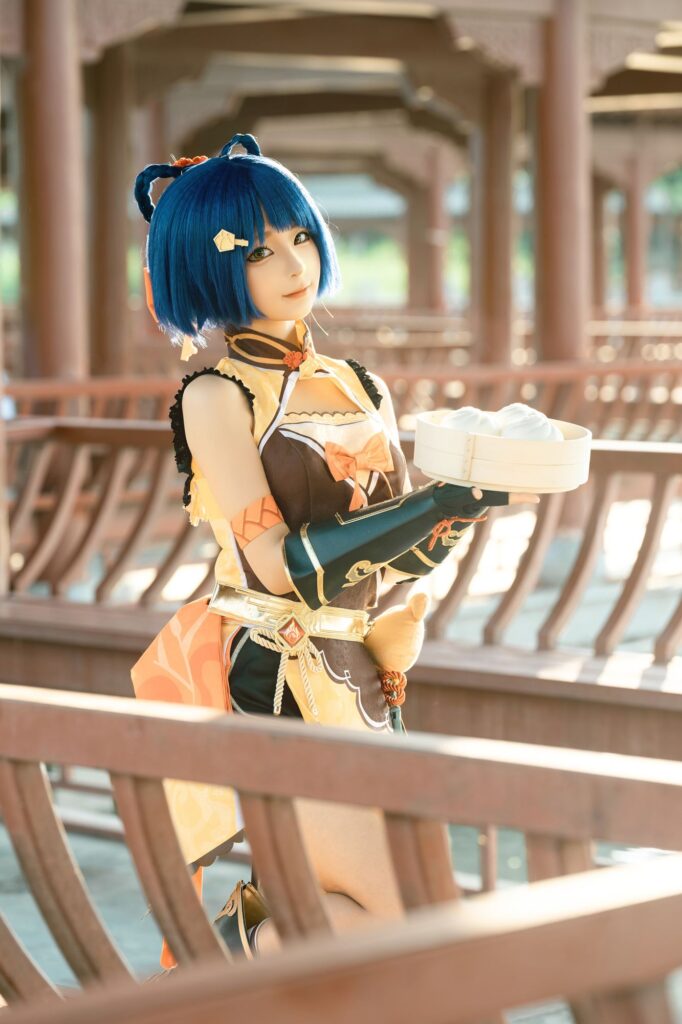 蠢沫沫  – 香菱女仆[27P]-Cosplay论坛-在线美图-集图萌