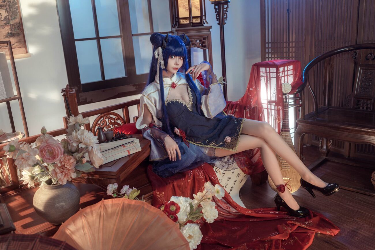 艾西aiwest  – 碧蓝航线 伊吹 新年旗袍[35P]-Cosplay论坛-在线美图-集图萌