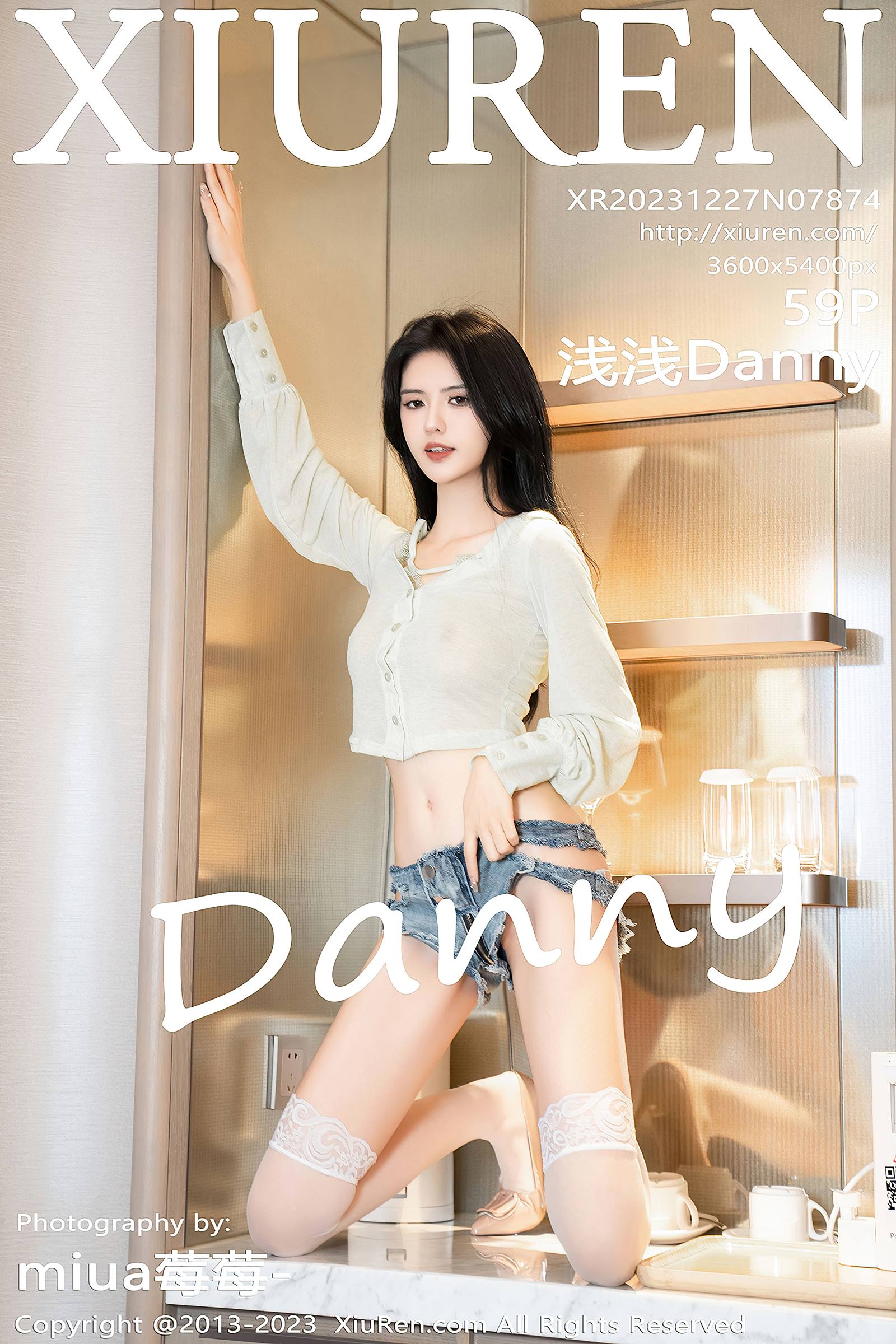 [Xiuren秀人网]2023.12.27 NO.7874 浅浅Danny 牛仔超短裤 [59+1P/666MB]-集图萌