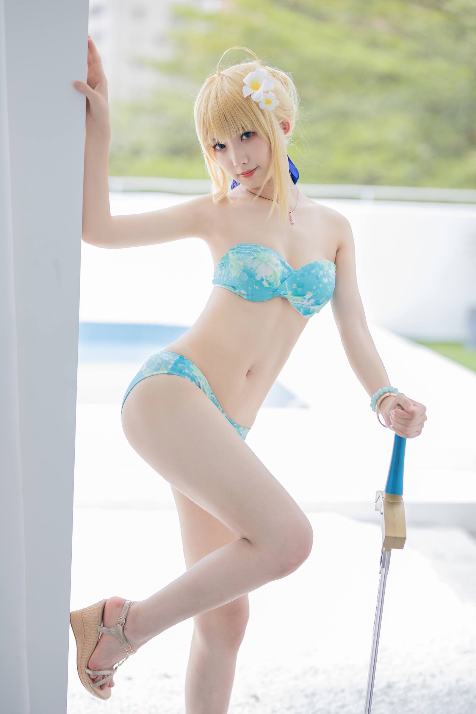 封疆疆v – saber水着[49P/569MB]-集图萌