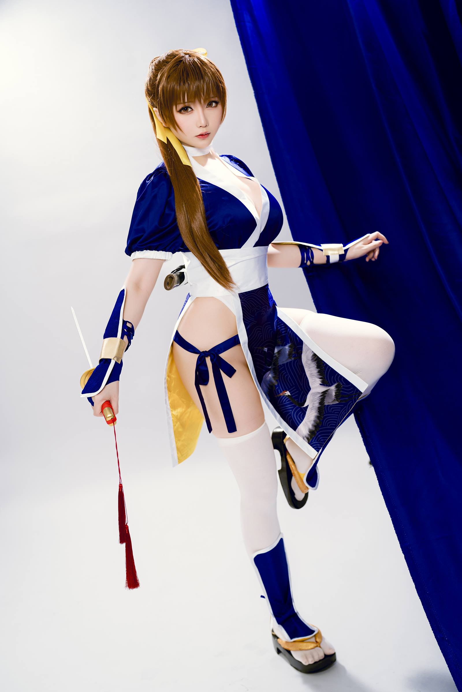 网紅Coser@星之迟迟  死或生 霞[62P/260MB]-集图萌