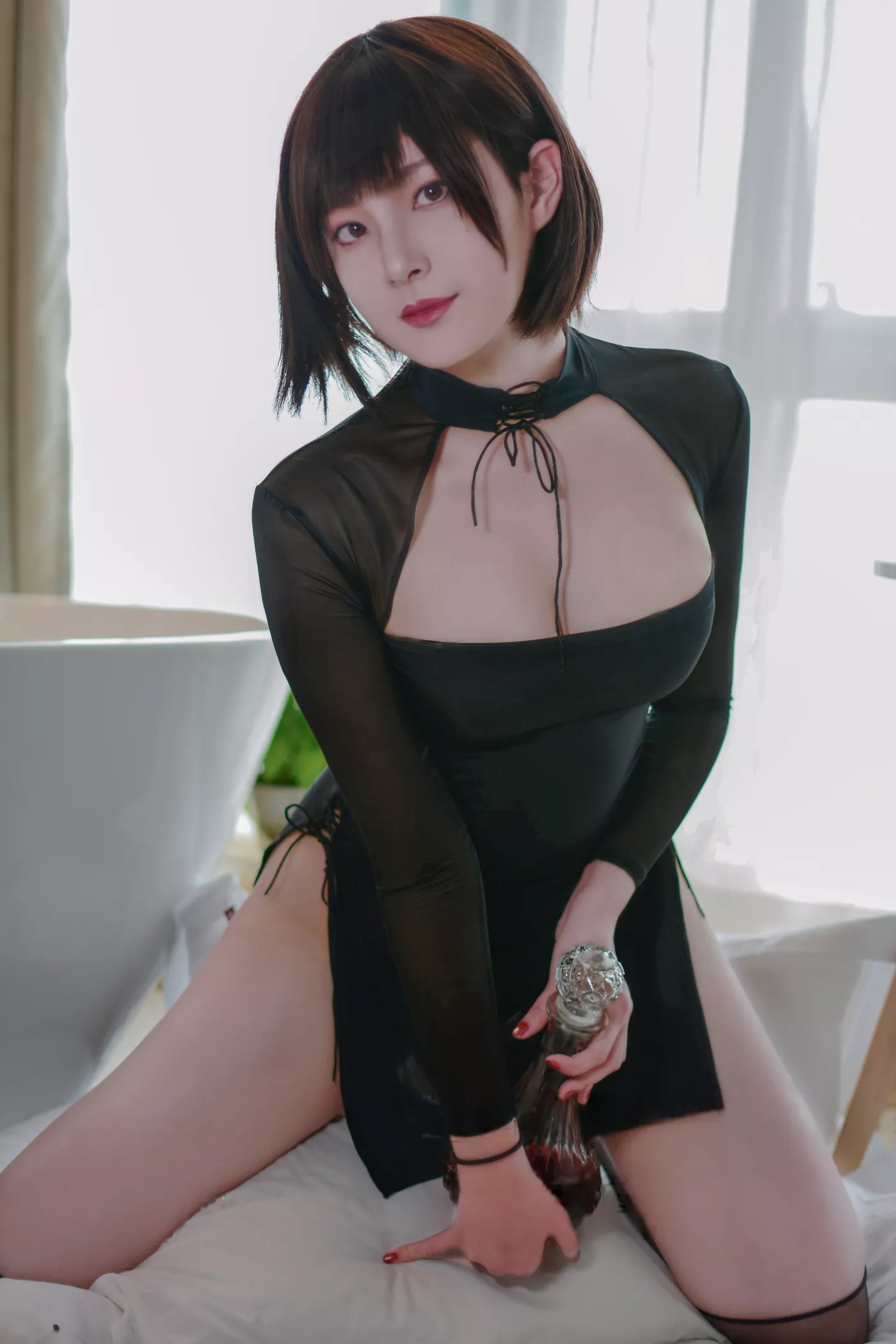 Natsuko夏夏子 NO.033 – 开胸旗袍[18P/77MB]-集图萌