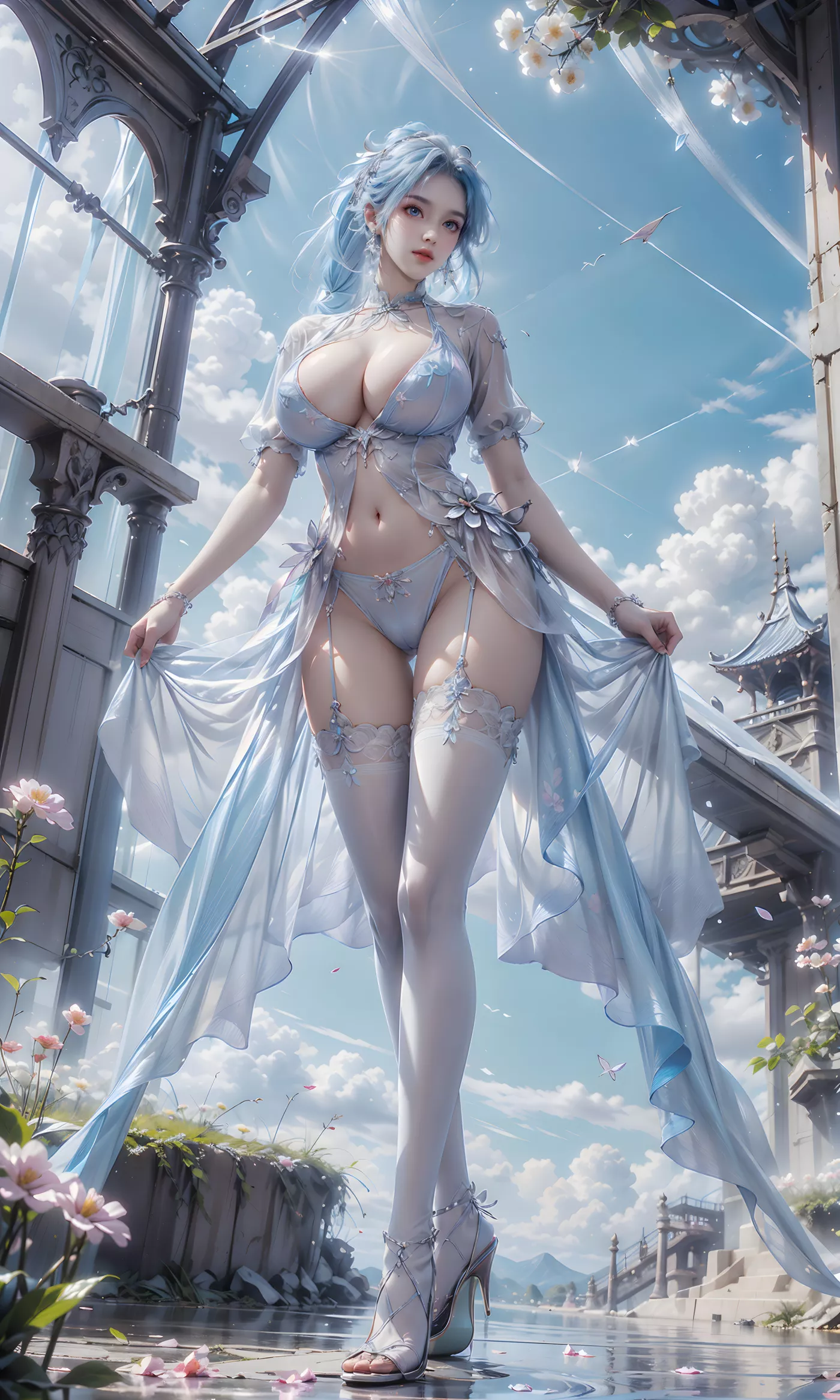 AI绘画 475 白丝[64P/372MB]-集图萌