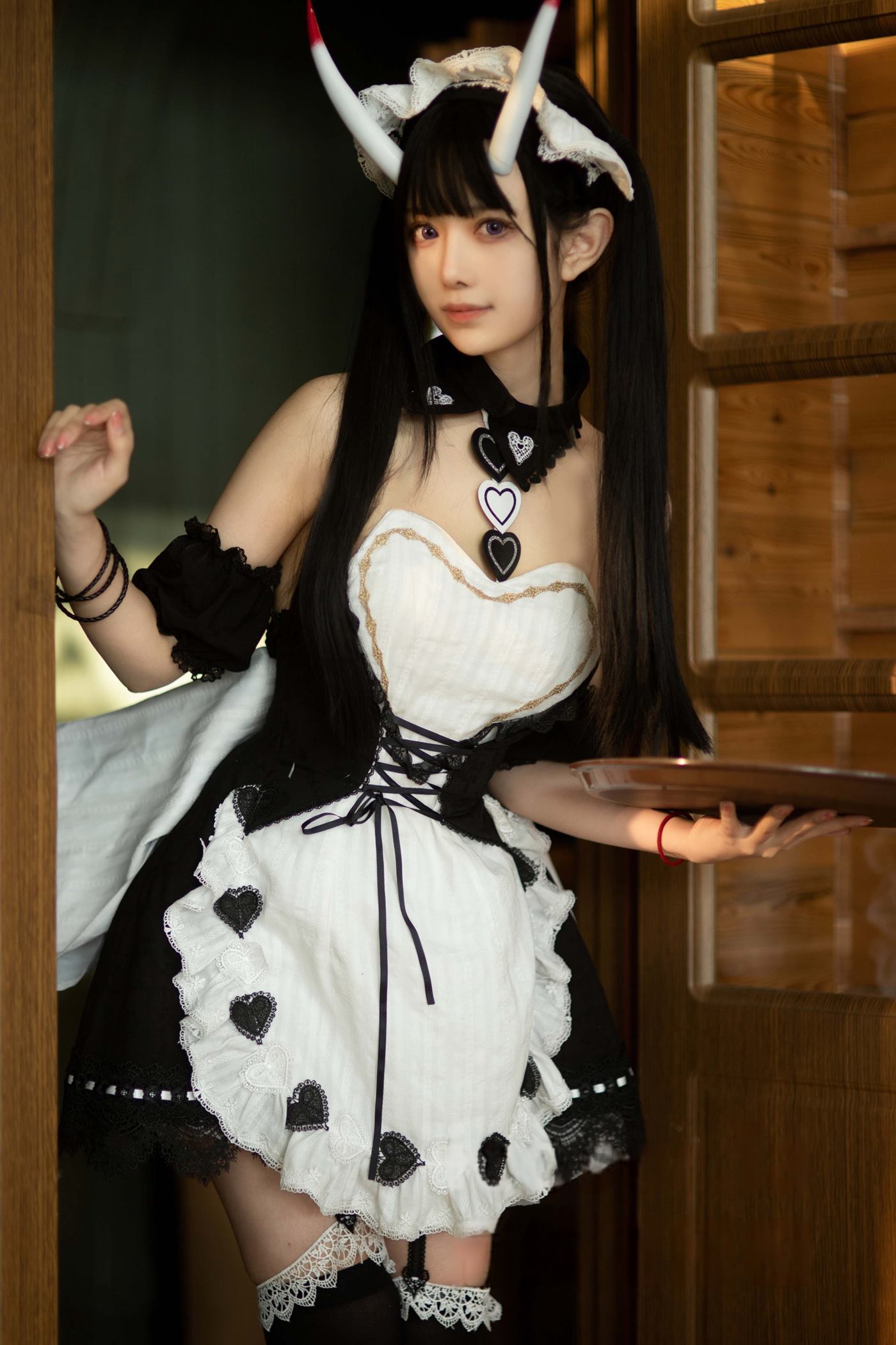 Shika小鹿鹿 NO.105 – 能代女仆[44P/192MB]-集图萌